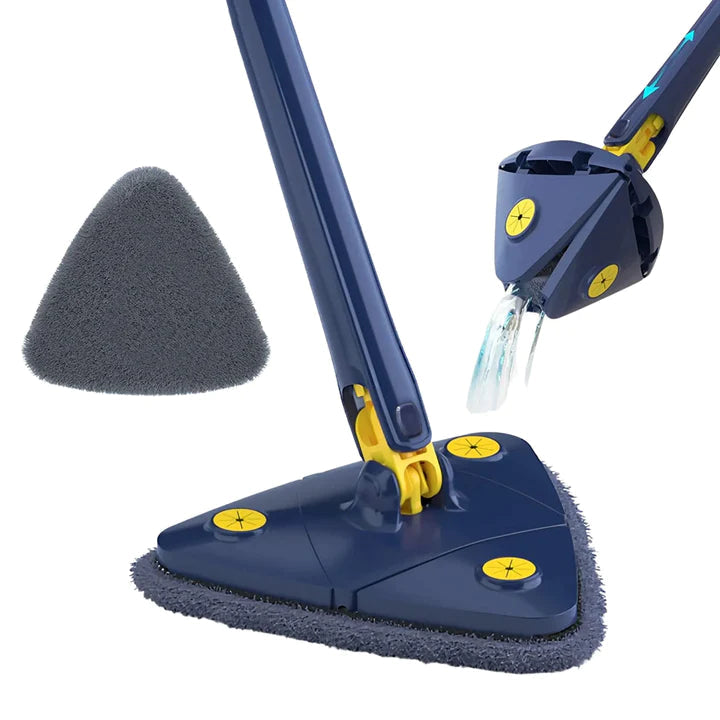 DAMZA Mop 360° Rotatable Adjustable Mops for Floor Cleaning Triangle M🧹 Wet and Dry Mop 🧹 Enjoy a larger cleaning area with our versatile mop! The combination of Chenille cloth + fiber cloth ensures strong water absorption and effortOMARTO STOREOMARTO STOREFloor Ceiling, Stainless Cleaning Mop Dry & Wet Floor sold