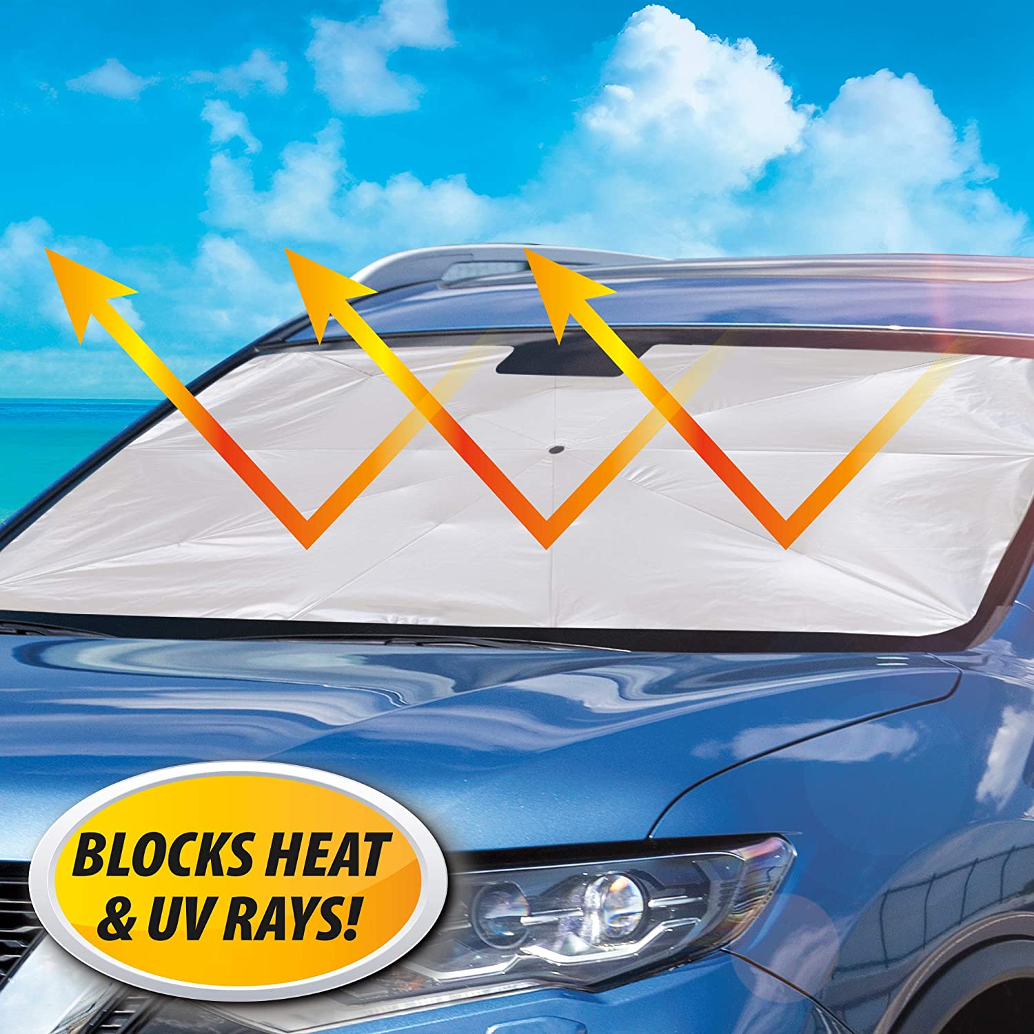 Car Windshield Sun ShadeKeep Your Car Cool and Comfortable ☀️ Say goodbye to scorching heat inside your car! The BrellaShield is the fast and easy solution to keep your car cool and comfortOMARTO STOREOMARTO STORECar Windshield Sun Shade