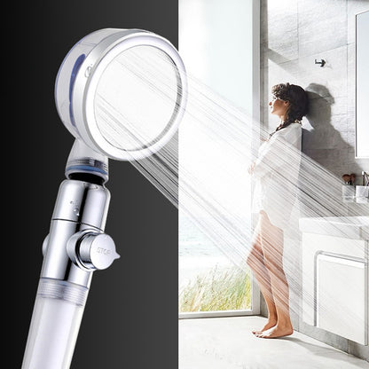 .High Pressure Turbocharged Shower HeadThe Turbo Spa Shower Head boasts a one-of-a-kind turbocharged design that generates a fan-like, high-speed water flow. 
This shower head is thoughtfully equipped witOMARTO STOREOMARTO STOREHigh Pressure Turbocharged Shower Head